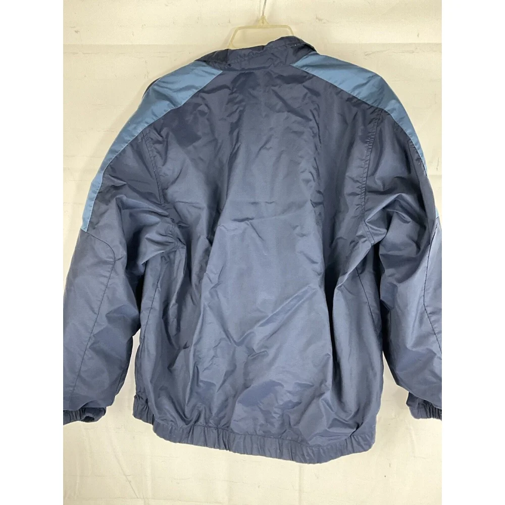 Nike Jacket Men's Medium Warm Up Windbreaker Full Zip Outerwear Blue Sports